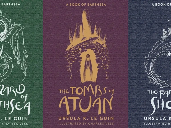 The Earthsea Cycle by Ursula K. Le Guin collage image
