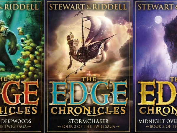 The Edge Chronicles by Paul Stewart and Chris Riddell collage image